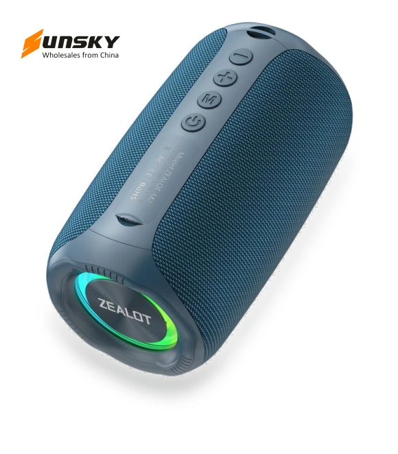 Portable Outdoor RGB Bluetooth Speaker — Portable Audio Solutions, ZEALOT