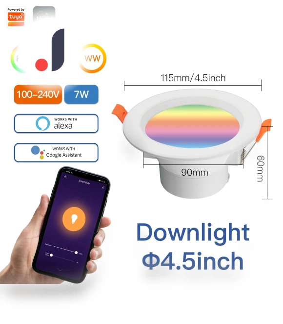 Smart LED Ceiling Light — Overhead Lighting, Cosy Homes