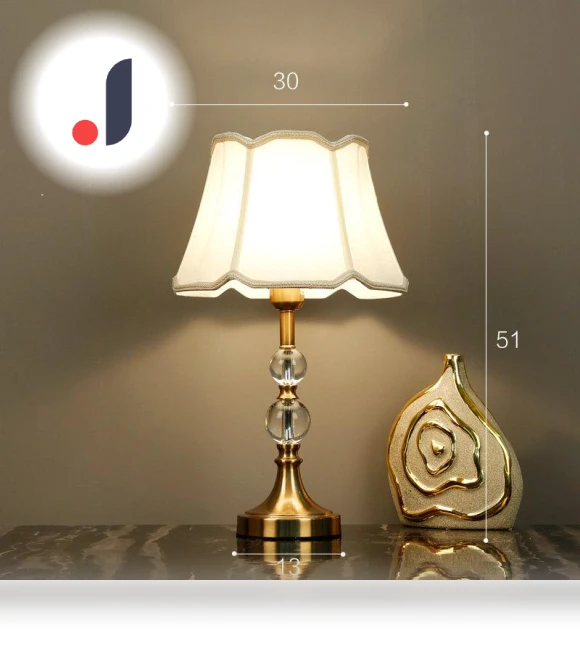 Ceramic Touch Bedside Table Lamp — Bedside & Table, Factory Discount Outlet