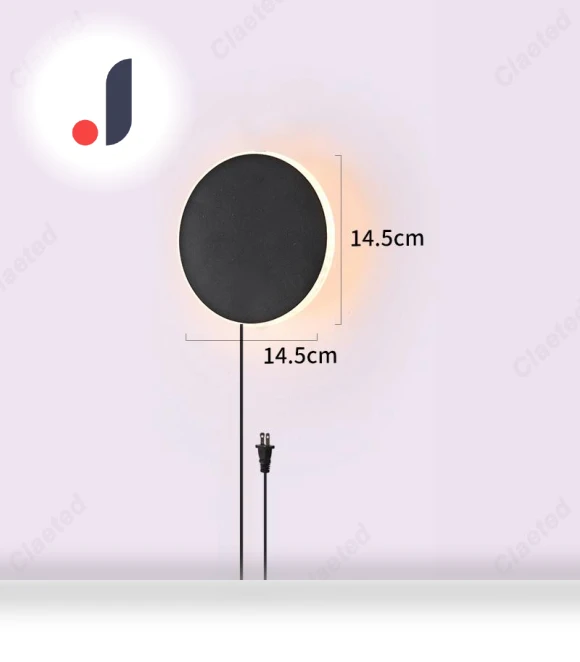 Simple LED Touch Dimming Wall Light with US Plug — Wall Lighting, Binchi Lighting Appliances