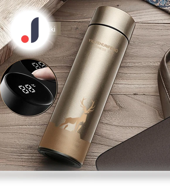 Smart Temperature Display Insulated Cup — Beverage Warmers, Refreshing Home