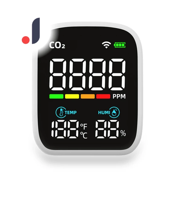 Smart WIFI Mini CO2 Detector — Air Quality Monitors, TOMTOP JMS