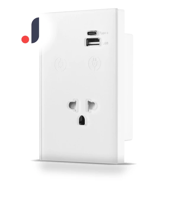 WiFi Wall Touch Light Switch with USB Type-C Outlet — Outlet Switches, Neoglint