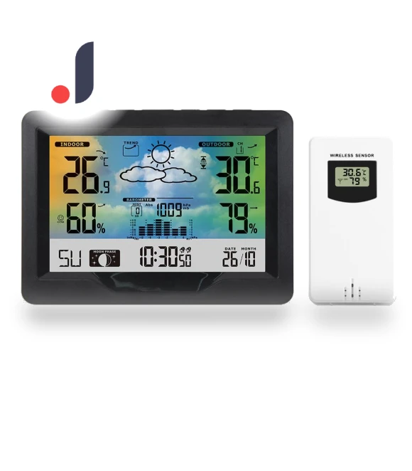 Wireless Weather Station Forecaster — Home Climate Control, Refreshing Home