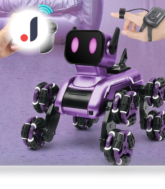 Smart RC Robot Dog Toy — Interactive Animal Companions, Love DIY