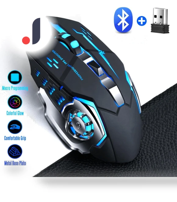 Ergonomic Silent Wireless Mouse — Mouse Pads, Uav parts center