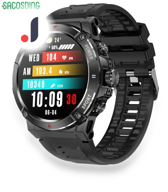 Sports Smart Watch with Heart Rate Monitor — Smartwatches, SACOSDING