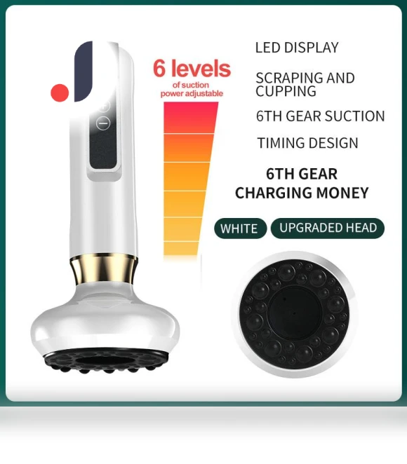 Electric Vacuum Suction GuaSha Massager — Back Relief Solutions, Fun Living Room MALL