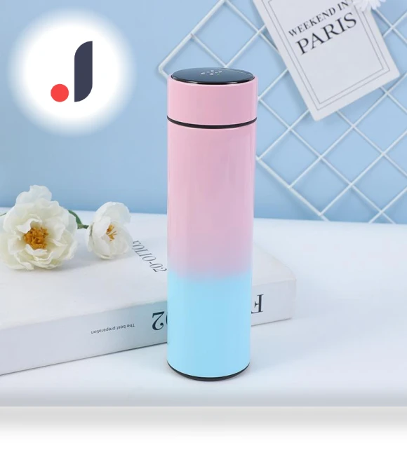 Smart Thermos with Temperature Display — Travel Drinkware, Lminmin