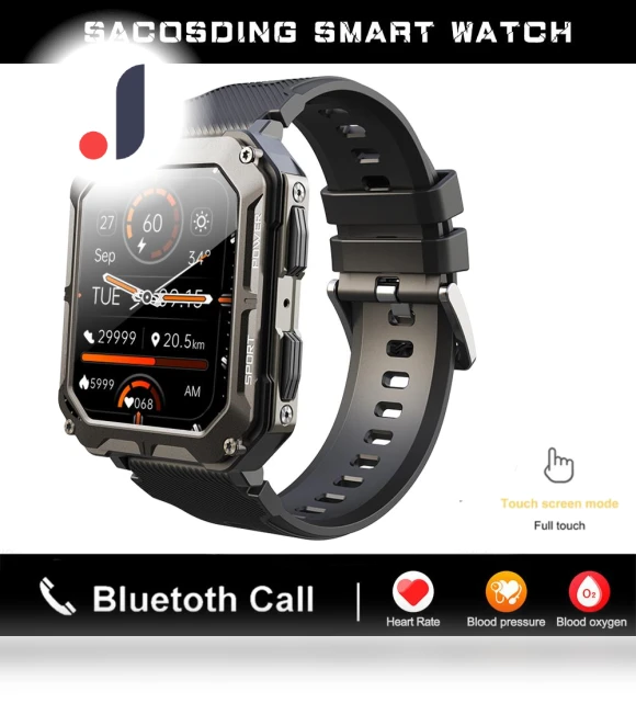 Military Waterproof Smart Watch — Smartwatches, Tiktop2