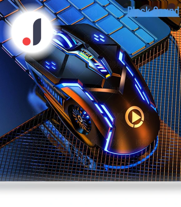 Silent Wired Gaming Mouse with Backlight — Mouse Pads, SwiftNex