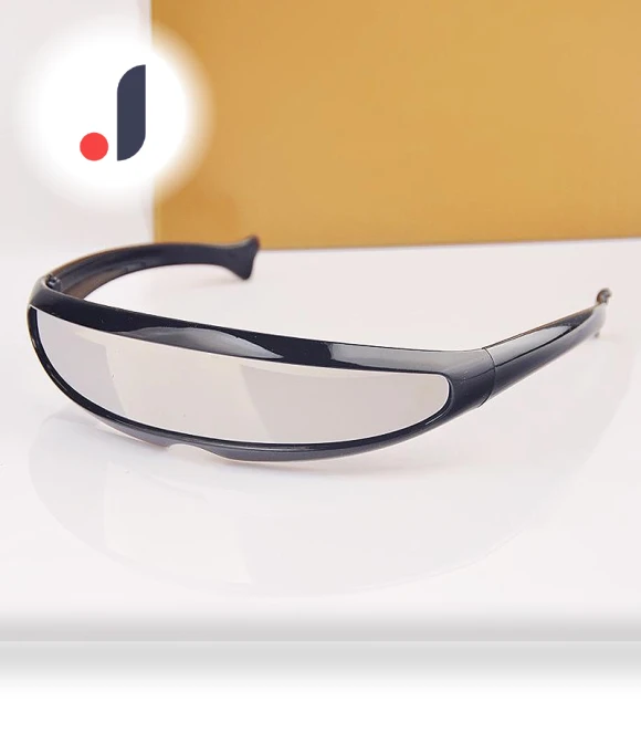 Unisex Robot Sunglasses with Laser Lenses — Eyewear Collection, kuanhong