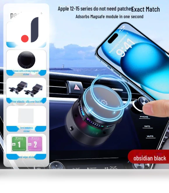 Wireless Fast Charging Car Mount — Dashboard Installation Kits, Simple Market