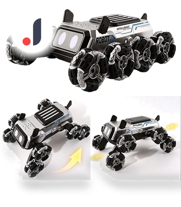 2.4G RC Car 8-Wheel Robot Dog Stunt Vehicle — Remote Control Cars, Tiktkkkk