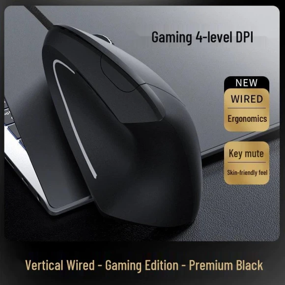 Ergonomic Silent Bluetooth Mouse — Mouse Pads, TrendVibeCN