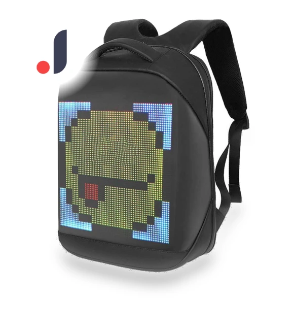 Fashion LED Backpack — Casual Daypacks, Ren Peishi