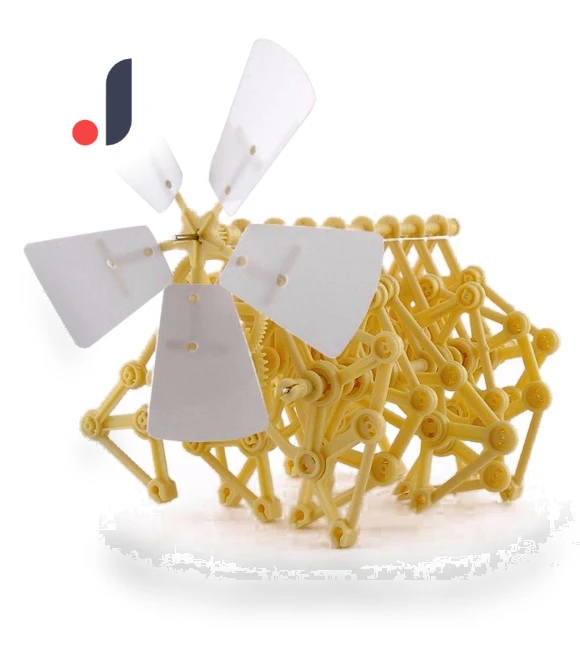 Funny Walker Beast Strandbeest Robot Assembly Model Toy — Construction Kits, TinyJoy