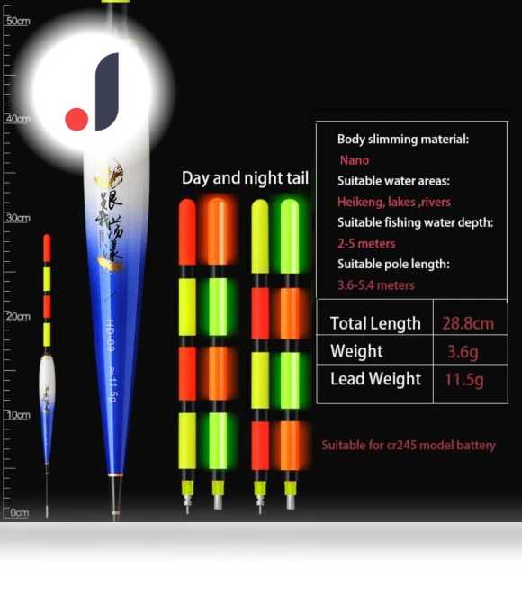 High Sensitivity LED Electronic Fishing Float — Bite Indicators, SHzeshen