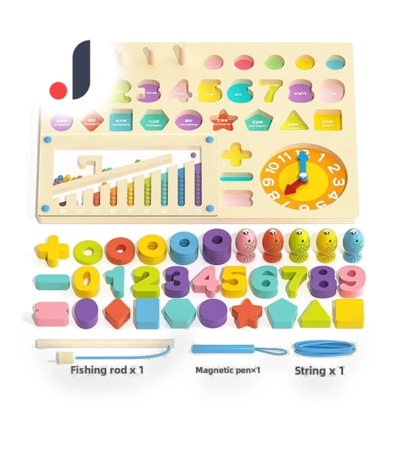 Montessori Wooden Puzzle Board — Educational Timepieces, TinyJoy