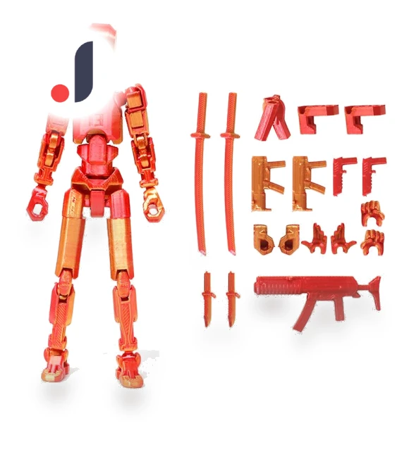Multi-Jointed Movable Robot 3D-Printed Dummy — Dolls & Figures, Beatury Whp