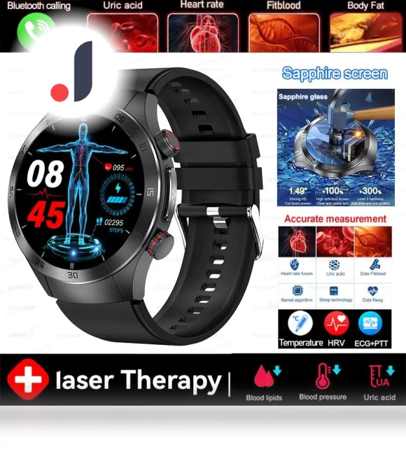 Non-Invasive Laser Therapy Smartwatch — Smartwatches, ElectronicsHome