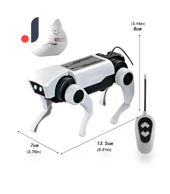 Remote Control Robot DIY Mechanical Dog Toy — Construction Kits, Yiran bag