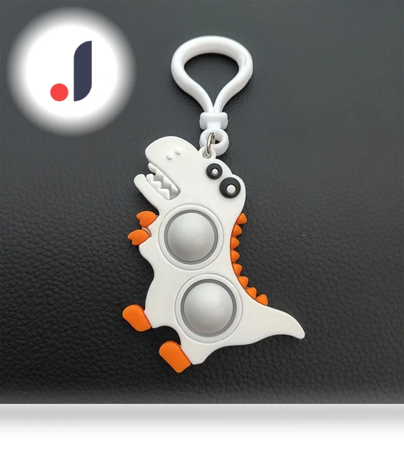 Silicone Desktop Puzzle Toy — Executive Desk, Polar Bear