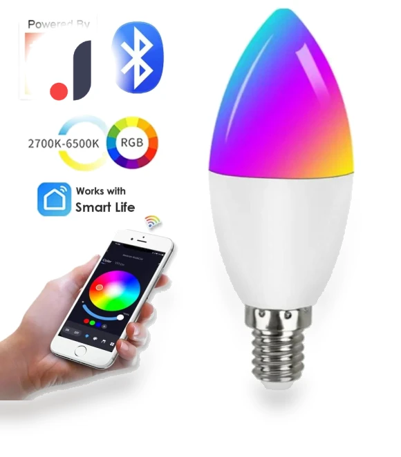 Smart LED Candle Bulb — LED, SaiMili Light