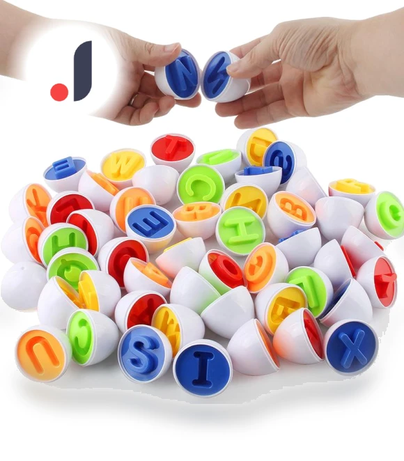 Smart Twisted Eggs Digital Color Early Education Cognition Assembling Simulation Eggs — Educational Timepieces, Happy Time For kids