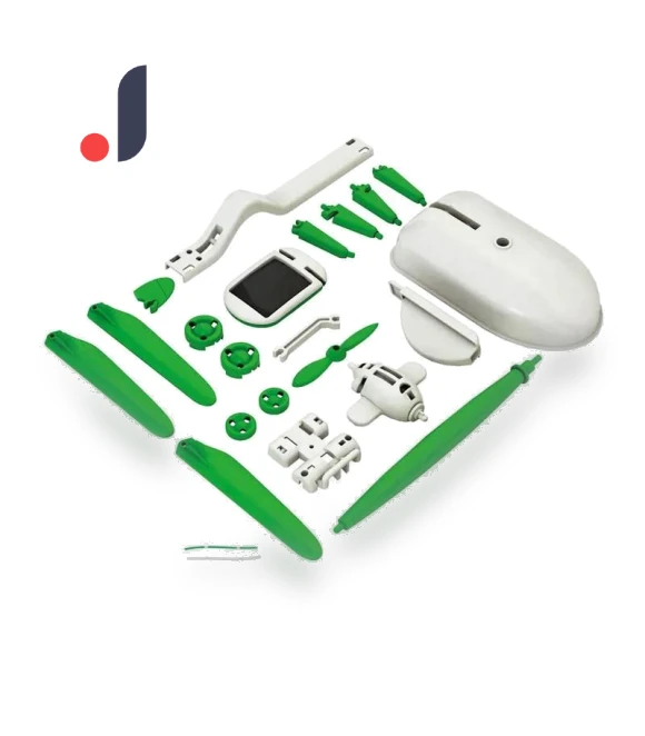 Solar Powered 6-in-1 Transformer Robot Kit — Solar Power, TinyJoy