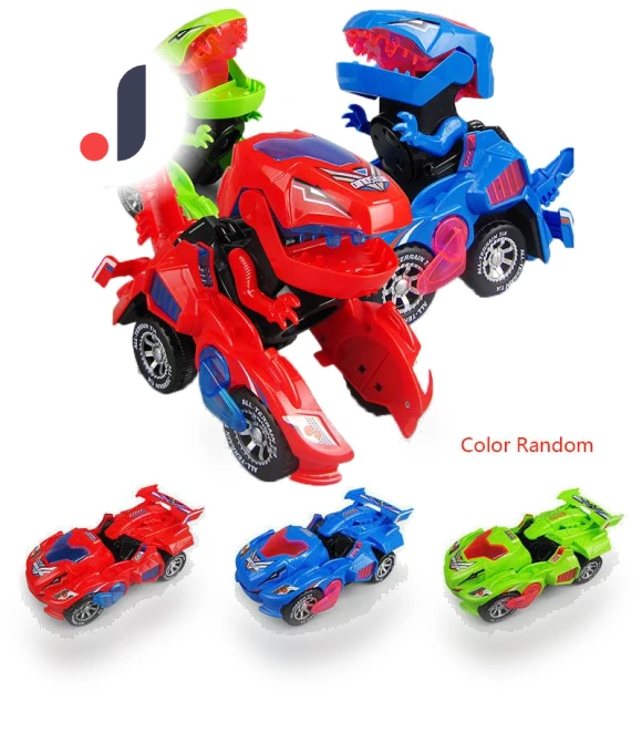Transforming Dinosaur LED Car Toy — Toy Vehicles, TinyJoy