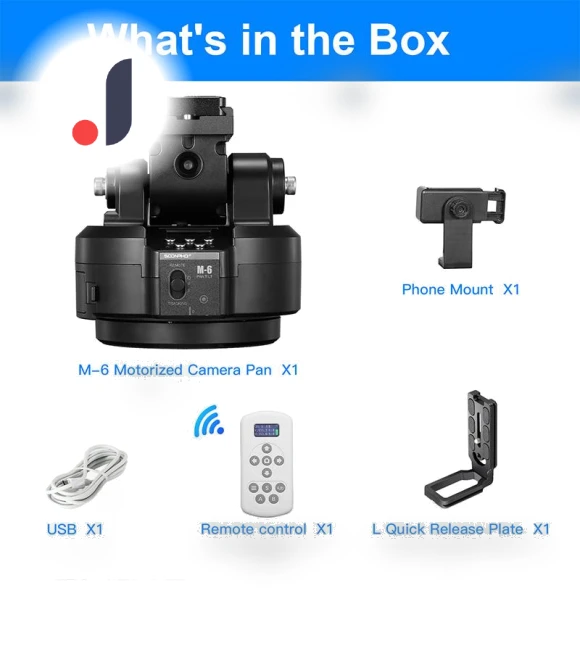 AI Smart Face Motorized Rotating Panoramic 2-Axis Gimbal Head — Tripod Heads, SOONPHO