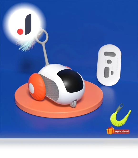 Automatic Moving Toy Car for Cats and Dogs — Interactive Animal Companions, sunshine888