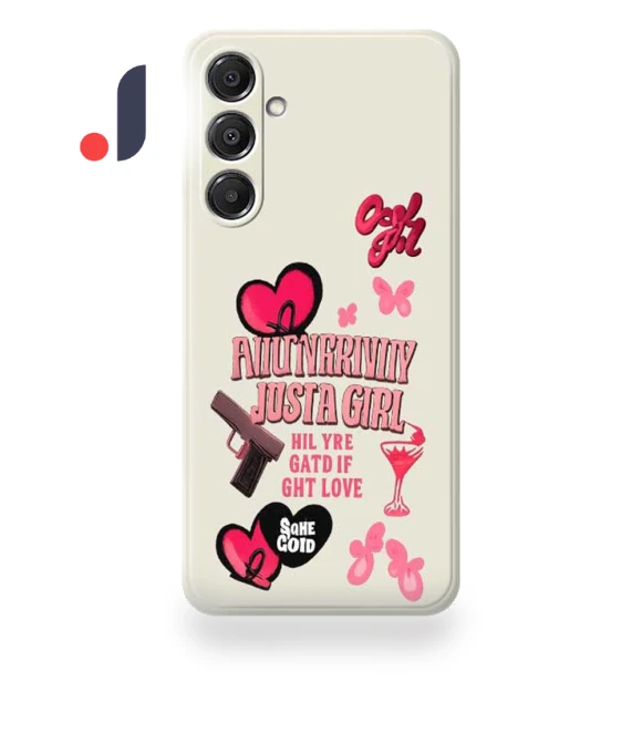 Case Pink Elements Pattern Printing Straight Edge TPU Phone Back Cover — Back Covers, Smartwatch 2025