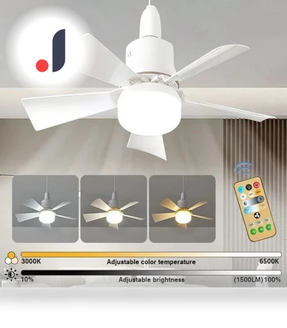 Ceiling Fan with LED Lighting — Ceiling Fan Lighting Solutions, Aloisia