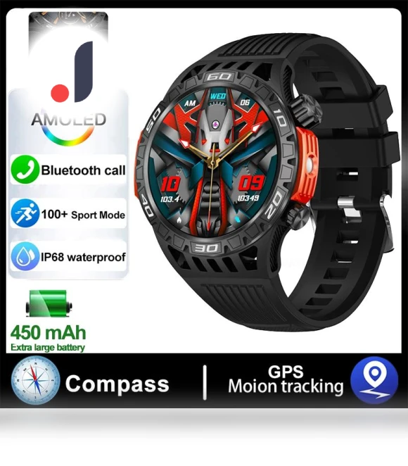 Compass Men's Smart Watch — Sport Watches, Zodvboz