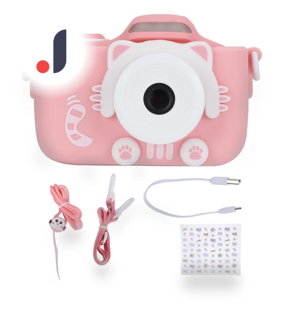 HD IPS Touchscreen Kids Digital Camera — Interactive Animal Companions, ZY-jieri
