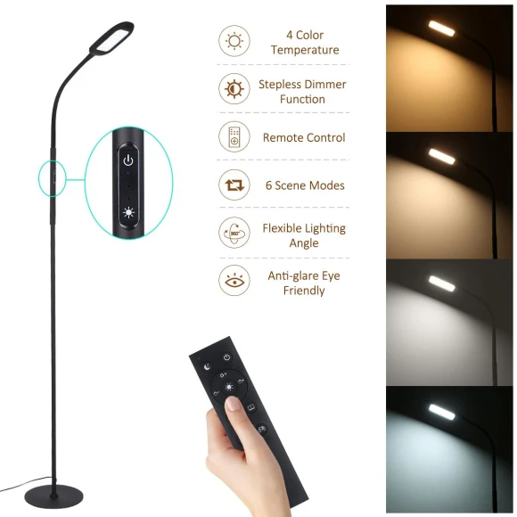 LED Floor Lamp — Standing Lights, TOMTOP JMS