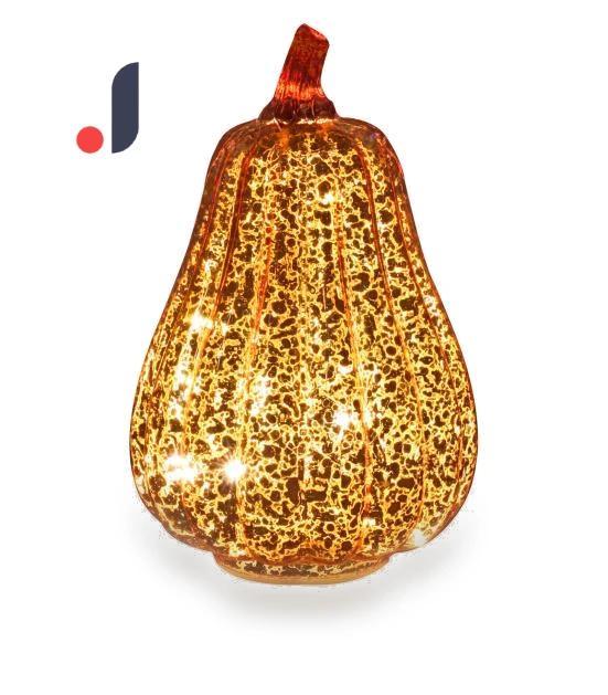 LED Pumpkin Lantern with Smart Timer — Paper Lantern, PekPit