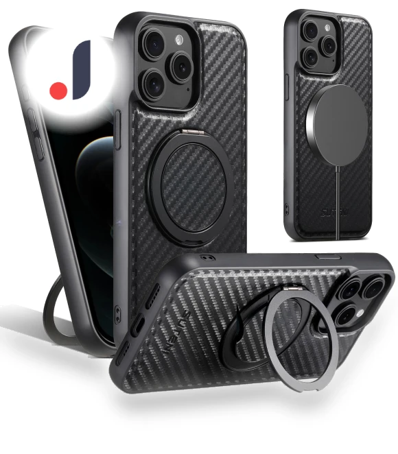 Magnetic Case with Rotating Kickstand — Phone Accessories, Smartwatch 2025