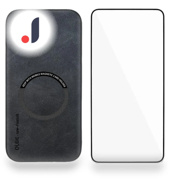 Magnetic Case with Tempered Glass Film — Phone Accessories, WANLONFENG