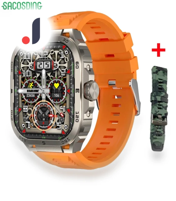 Men's Outdoor Smart Watch with Wireless Charging — Smartwatches, SACOSDING