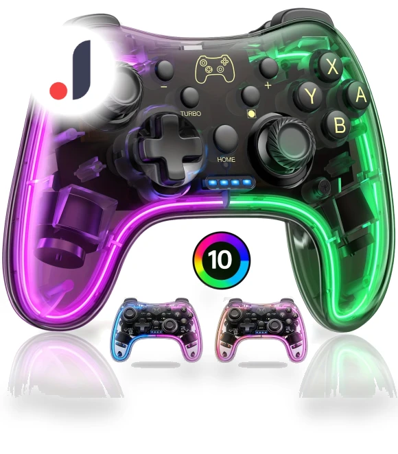 Pro Controller with RGB Pulsing LED Backlight — Gaming Controllers, Tool parts