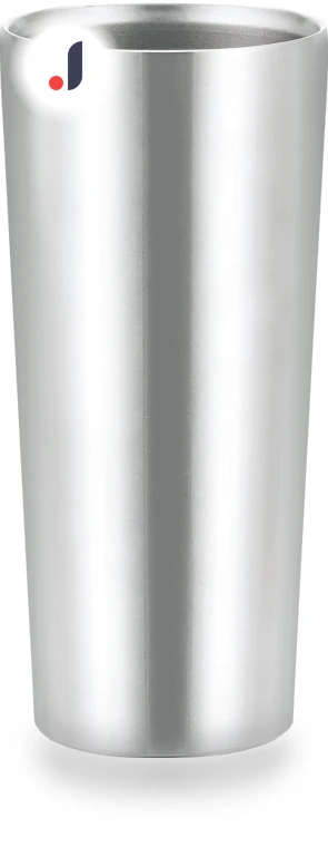 Slim Double Vacuum Thermal Cold Smart Lip Fit Edge Mirror Tumbler — Travel Drinkware, Tokyo Bits