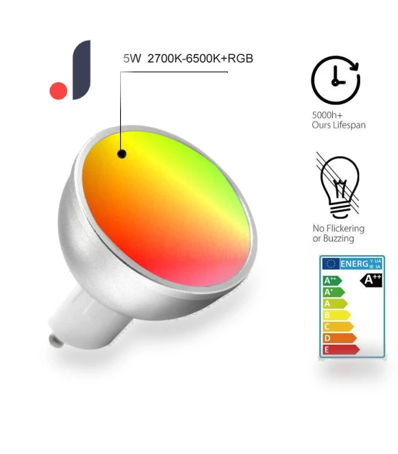 Smart LED Bulbs GU10 WiFi RGBW — LED, Refreshing Home