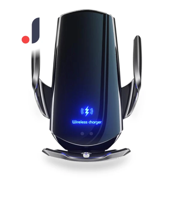 Smart Sensor Car Phone Wireless Charger — Phone Accessories, Powder Rose