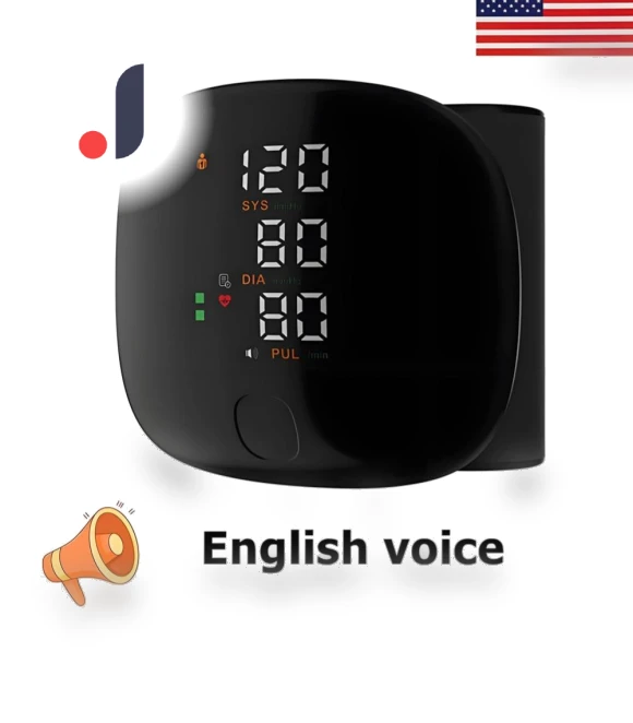 Smart Touch LED Wrist Blood Pressure Monitor — Blood Pressure Monitors, YJMP