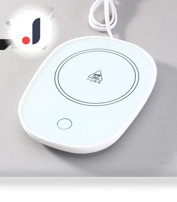 Smart USB Coaster with Gravity-Sensing Automatic Heating Pad — Beverage Warmers, the BAY