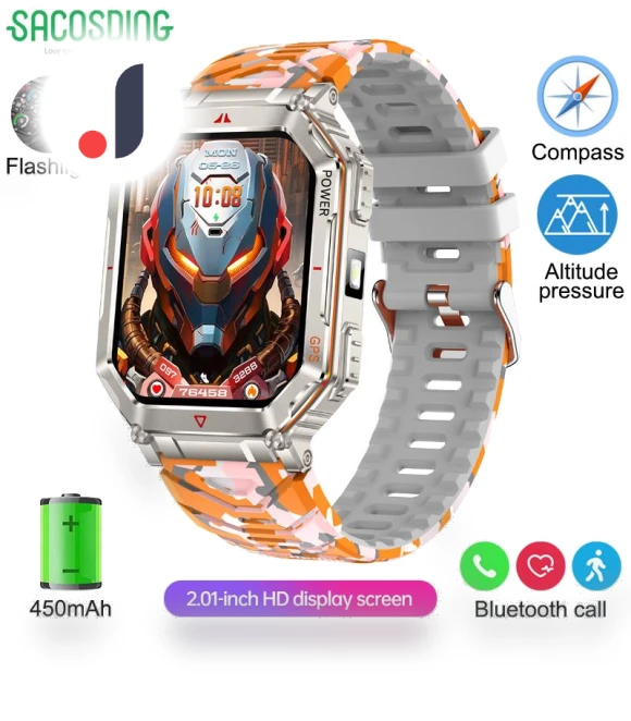 Smartwatch with GPS and AI Assistant — Smartwatches, SACOSDING