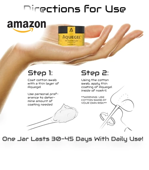 12-Hour Nasal Moisturizer with Zinc — Moisturizing, Aquegel